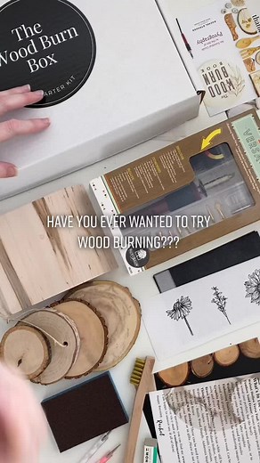 The Wood Burn Box Starter Kit and Sampler Pack