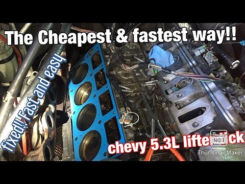 Best fix / for DoD problems Chevy 5.3L Lifter knock/ misfiring/lifter tick