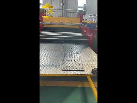 Metal sheet embossing machine