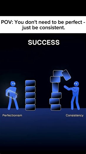 You don’t need to be perfect — just be consistent. 💯