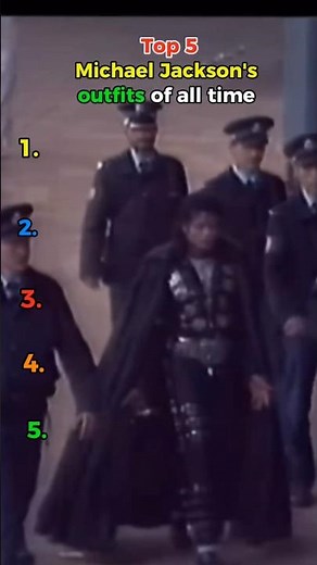 Top 5 Michael Jackson Outfits That Defined an Era 👑🔥 #MichaelJackson #MJ #KingOfPop #Shorts #viral