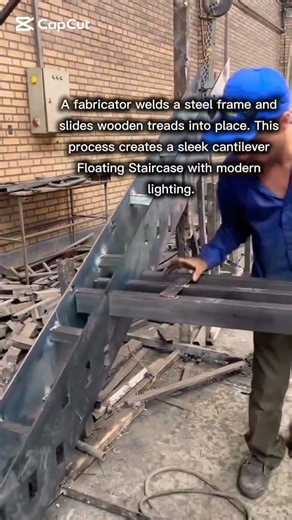Fabrication of Cantilever Floating Staircases​Description