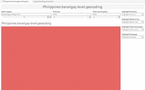 Philippines barangay map