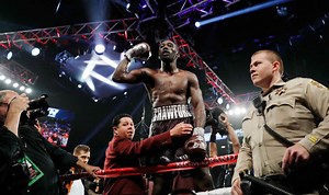 Tyson Fury takes a PUNCH from boxing legend Michael Watson