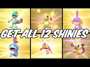 Get ALL 12 Shiny Starter Pokemon (6IV) in Sword and Shield