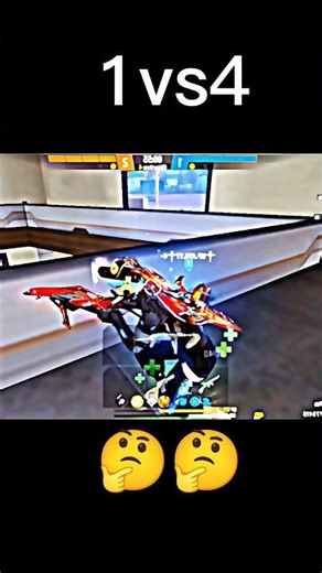 1vs4 #freefire #shorts #viral