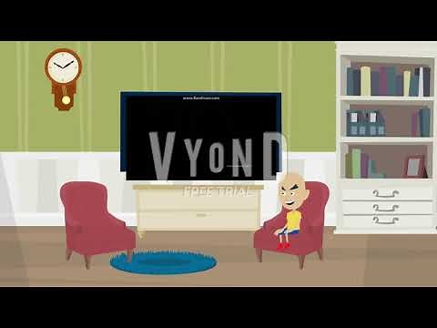 Caillou Watches The Paramount DVD Logo