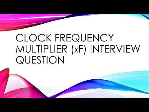 Clock Frequency Multiplier Part 1