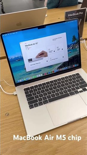 First look Mac book air M5 chip ￼