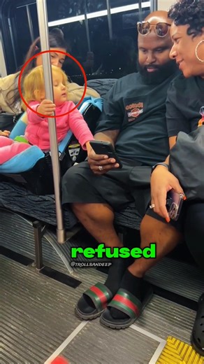 She couldn't Let go of Him on the train 🚂#shorts