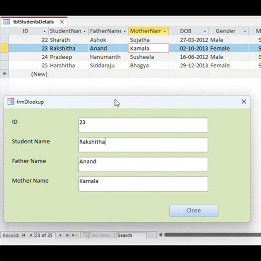 How to Use DLookUp Function in MS Access | ID ಟೈಪ್ ಮಾಡಿ ವಿವರ ಪಡೆಯಿರಿ!