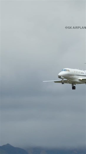Cessna Citation X | N977AF | Landing at Van Nuys Airport #privatejet #bizjet #aviationphotography #planespotting #cessna #cessnaaircraft | SK Airplanes