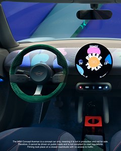 1.4K views · 35 reactions | Imagine changing the interior of your MINI to match your mood... just by pressing a button ✨ The MINI Concept Aceman isn't just our first all-electric crossover concept car. It's a MINI of the future... https://bit.ly/3bcpR6p #MINI​ #BigLove​ #MINIConceptAceman​ #MINIConceptCar | MINI | Facebook