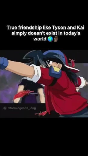 doesn't exist in real life Tyson and Kai Friendship #anime #beyblade #nostalgia #beybladeburst #bba