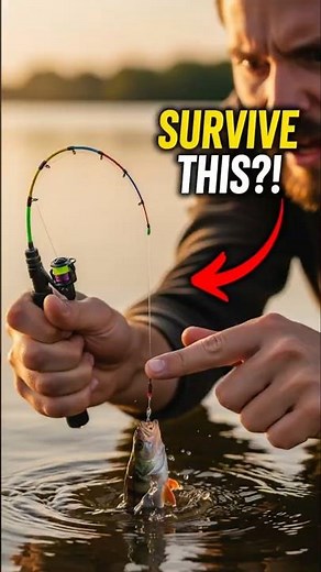 Mini Rod Caught a Fish… But Could It Survive the Wild!