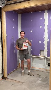 need to do this before putting tile on our concrete floor #TilePrep #WaterproofingConcrete #DIYRenovation #BathroomRemodel #HomeImprovementProject | John Dolechek