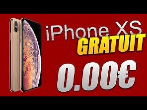 Comment avoir un iphone xs ou xs max gratuitement et sans tirage au sort