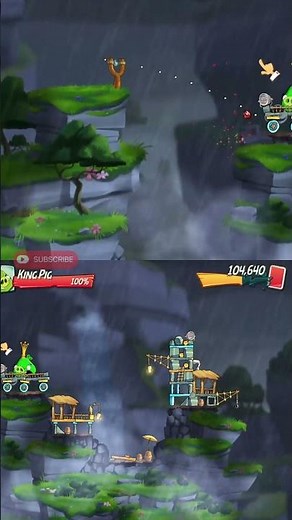 Epic Multi-Hit on King Pig! 🐷💥 | Angry Birds 2 Level 15 #shorts #angrybirds2