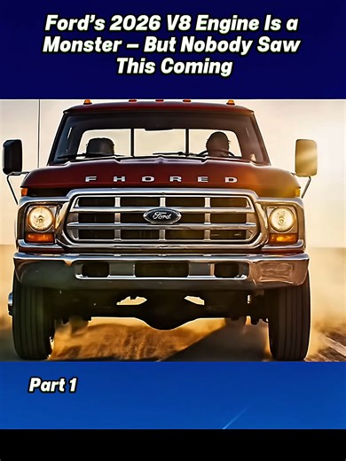 Ford’s 2026 V8 Engine Is a Monster — But Nobody Saw This Coming!#ClassicCars #V8Power #EngineWars #Horsepower #CarTips #CarEnthusiast #CarMaintenance #MuscleCar