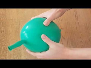 ASMR Blowing up a very large green punch balloon | No speech
