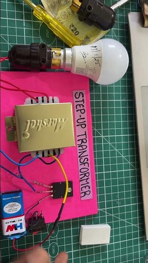 Step Up Transformer Class 12 Project