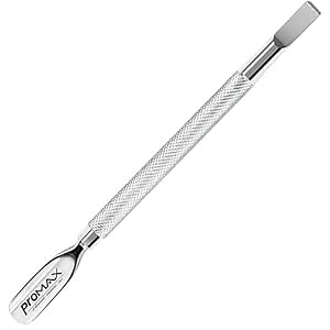 ProMax Care Double Ended Cuticle Pusher & Nail Cleaner – 100% Stainless Steel, Dual-Action Scraper for Cuticle Maintenance & Nail Car (Silver)