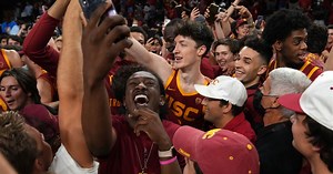 WATCH: Court-side highlights from USC basketball's 67-64 win over UCLA