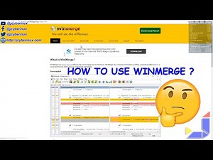 How to use WINMERGE