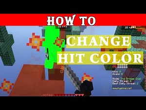 How to change the hit color in lunar client! | Tutorial