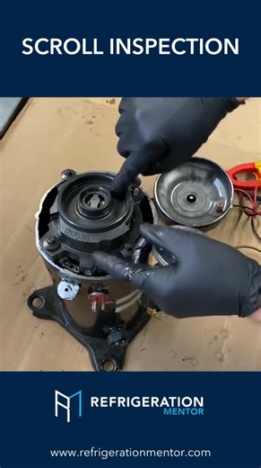 Trevor Matthews on Instagram: "What happens to a scroll compressor internally when floodback occurs? Drop your thoughts in the comments below. This breakdown highlights the components inside a scroll compressor that make compression possible and shows how oil, refrigerant, and pressure must work together to keep everything balanced. • Purpose of the floating seal and oil sealing • Impact of high compression ratios on scroll separation • How interstage pressure supports proper sealing • Visual si