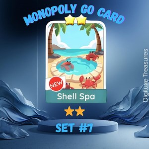 Shell Spa Monopoly Go Sticker 2 Star Set 7. Monopoly Go Card. - Etsy UK