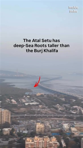 Atal Setu isn’t just a bridge — it’s engineering history beneath the sea. Follow @inside_sobo for more insider Mumbai facts. Atal Setu India’s longest sea bridge Mumbai sea link Mumbai infrastructure New Mumbai commute Engineering marvel Underwater foundations Inside SoBo MAK Kotwal Realty #insidesobo #atalsetu #seabridge | MAK Kotwal Realty