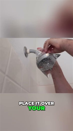Fix Rusty Shower Heads Overnight with Vinegar! #shorts #diy #homeimprovement #plumbing #shower