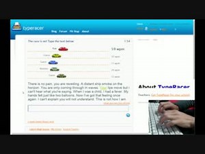 typeracer（タイプレーサー）英文タイピング練習サイト