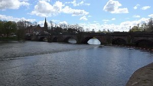Bridge Over River Dee Chester Cheshire Stock Footage Video (100% Royalty-free) 16197958 | Shutterstock