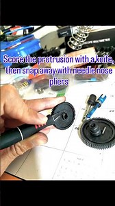 Tamiya tt01 spur gear into tt02 drivetrain.