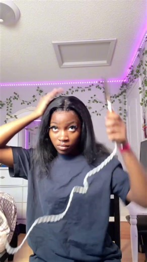 My straightener literally caught fire 🔥 #haircatastrophe #fail #storytime