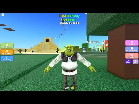 How to get shrek gun in find the admin guns!