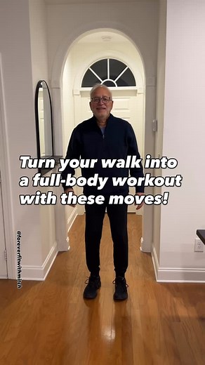 Want to make your walks work harder for you? Try these 5 fun marching moves! They’ll strengthen your legs, core and arms—boosting stamina and balance at the same time. Perfect for at home or on your daily walk! 1️⃣ Marching with Overhead Presses: 30 seconds x 2 sets. Benefit: Boosts heart rate strengthens shoulders. 2️⃣ High Knees with Both Elbows to Knee (Alternating): 10 per side x 2 sets. Benefit: Strengthens core & hips, engages upper body, improves balance. 3️⃣ Marching with Chest Presses: 