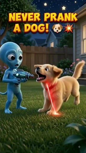 Smart Dog Solved The Alien Trap! 😂🛸 #Shorts #USAShorts #3DAnimation #FunnyAnimation
