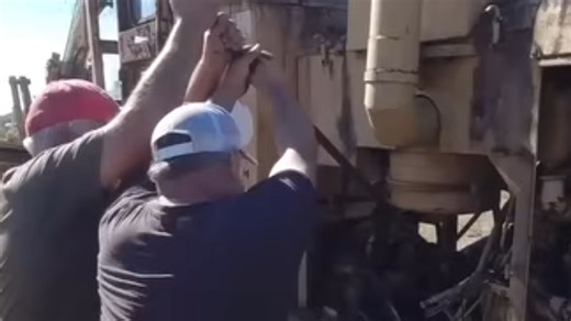 Pull Starting A Motor Grader, Will It Work