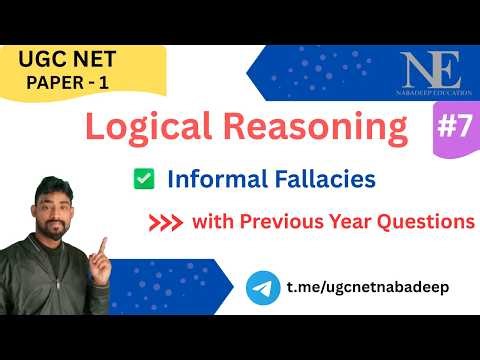 All Informal Fallacies in one video | UGC NET | Logical Reasoning | Paper 1