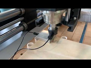 Onefinity Macro for tool probing the back left corner of a workpiece.