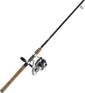 Quantum Reliance Spinning Reel and Fishing Rod Combo, Durable Graphite Rod with Cork Handle, Saltwater or Freshwater Ready with Fully Sealed Fishing Reel