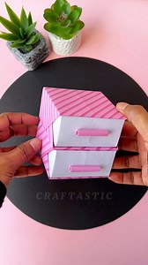 356K views · 5K reactions | DIY Mini Paper Drawer Storage box️ Origami mini wardrobe️#reels #origamiminidrawer #paperstoragebox #papercrafts #foryoupageシ | Craftastic | Facebook