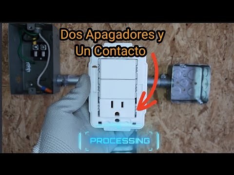 HOW TO CONNECT TWO SWITCHES AND ONE RETAINER. CONNECTION with a single circuit breaker: 2 Switche...
