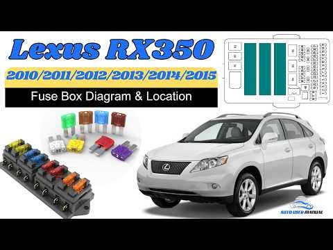 Fuse Box Location & Diagrams: Lexus RX350 2010 / 2011 / 2012 / 2013 / 2014 / 2015 User Manual