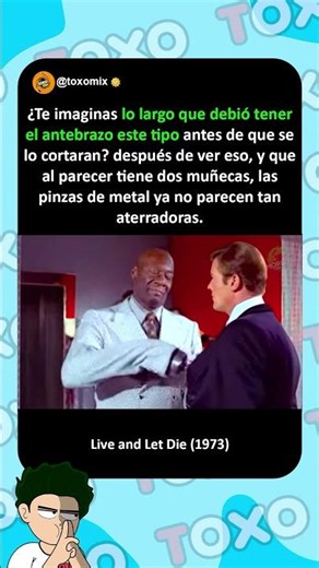 Imagina lo largo que debió tener el antebrazo este tipo antes de que.. #curiosidades