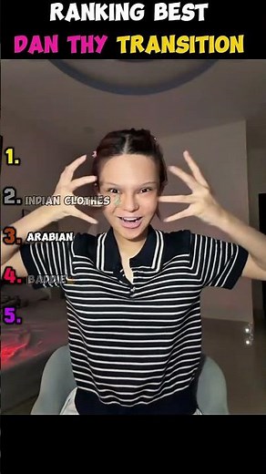 Ranking BEST Dan Thy Makeup Transitions. #DanThy #tiktokviral #transition