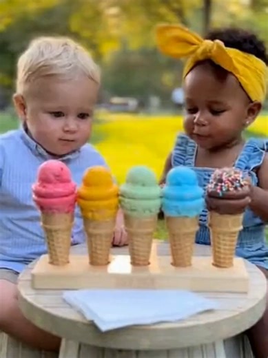 Baby Ice Cream Speed Challenge: Watch This Adorable Fun!